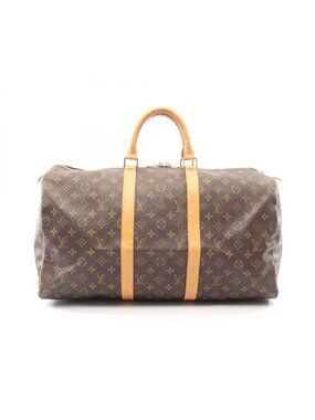 Louis Vuitton Boston Bag Keepall 50 Canvas Leather